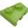 LEGO Lime Kile Plate 2 x 2 Vinge Høyre (24307)