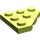 LEGO Lime Wedge Plate 3 x 3 Corner (2450)