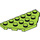 LEGO Lime Wedge Plate 3 x 6 with 45º Corners (2419 / 43127)