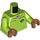 LEGO Lime Woman - Referee Minifig Torso (973 / 76382)