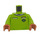 LEGO Lime Donna - Referee Minifigure Busto (973 / 76382)