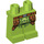 LEGO Lime Zoltar Snake Villain Minifigure Hips and Legs (3815 / 25211)