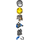 LEGO Lion Knight, Armor mit Lion Schild, Blau Feder, Helm mit Visier, Angry Look Minifigur