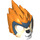 LEGO Lion Maske mit Tan Gesicht und Dark Blau Headpiece (11129 / 13046)