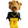 LEGO Lionel Leone con Mayor&#039;s Catena Figura Fabuland