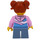 LEGO Little Girl met Bright Pink Sweatshirt minifiguur