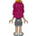 LEGO Livi, Flat Sølv Layered Skjørt Minifigur