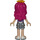 LEGO Livi, Vlak Zilver Layered Skirt minifiguur