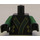 LEGO Lloyd - Black and Green Kimono Torso (973)