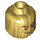 LEGO Lloyd - Golden Ninja Head (Recessed Solid Stud) (3626 / 12745)