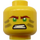 LEGO Lloyd Head with Dark Tan Stripes (Recessed Solid Stud) (3626)