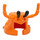 LEGO Lobster Hoofd Helm met Ogen (34033)
