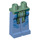 LEGO Lange Minifigure Beine mit Blau und Green Robes (99131 / 100693)