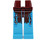 LEGO Lang Minifigur Beine mit Tonowari Robes (99131 / 104780)