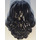 LEGO Long Wavy Hair with Gold Tiara and Red Star (Medium Star) (29560)