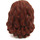 LEGO Lange Wellig Haar mit Seite French Braid (35620)