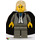 LEGO Lucius Malfoy met Zwart Cape en Blauw Tie Minifiguur