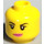 LEGO Lucy Wyldstyle Head (Recessed Solid Stud) (3626 / 16074)