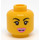 LEGO Lucy WyldStyle Minifigure Head (Recessed Solid Stud) (3626 / 65671)