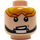 LEGO Luke Skywalker Head with Orange Goggles and Chin Strap (Recessed Solid Stud) (3626 / 47214)