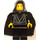 LEGO Luke Skywalker met Zwart Kap en Zwart Cape minifiguur