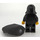 LEGO Luke Skywalker mit Schwarz Kapuze und Schwarz Umhang Minifigur