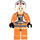 LEGO Luke Skywalker with Pilot Outfit with Dark Stone Gray Hips and Printed Back Minifigure