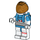 LEGO Lunar Research Astronaut - Kvinne Minifigur