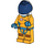 LEGO Lunar Research Astronaut im Orange Weltraum Anzug Minifigur