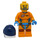 LEGO Lunar Research Astronaut i orange Rumfart Dragt Minifigur