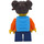 LEGO Madison - Oranje Coat en Rugzak minifiguur