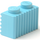LEGO Maersk Blue Backstein 1 x 2 mit Gitter (2877)