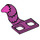 LEGO Magenta Animal Queue avec Purple Tip (18277 / 25817)