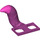 LEGO Magenta Animal Tail with Purple Tip (18277 / 25817)