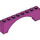 LEGO Magenta Arco 1 x 8 x 2 Rialzato, parte superiore sottile senza rinforzo inferiore (16577 / 40296)