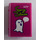 LEGO Magenta Book 2 x 3 with &#039;Scary Stories&#039; and White Ghost pattern Sticker (33009)