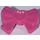 LEGO Magenta Bow with Heart Knot (11618)