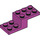 LEGO Magenta Uloke 2 x 5 x 1.3 jossa Reiät (11215 / 79180)