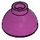 LEGO Magenta Steen 1.5 x 1.5 x 0.7 Rond Dome Hoed (37840)