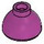 LEGO Magenta Steen 1.5 x 1.5 x 0.7 Ronde Dome Hoed (37840)