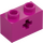 LEGO Magenta Stein 1 x 2 mit Achsloch (&#039;+&#039; Öffnung und Unterrohr) (31493 / 32064)