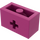 LEGO Magenta Brick 1 x 2 with Axle Hole (&#039;+&#039; Opening and Bottom Tube) (31493 / 32064)