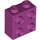 LEGO Magenta Brick 1 x 2 x 1.6 with Studs on One Side (1939 / 22885)