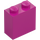 LEGO Magenta Brick 1 x 2 x 1.6 with Studs on One Side (1939 / 22885)