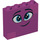 LEGO Magenta Brick 1 x 4 x 3 with Smiling Face (49311 / 52098)