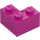 LEGO Magenta Kostka 2 x 2 Roh (2357)