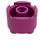 LEGO Magenta Brick 2 x 2 Round (3941 / 6143)