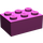 LEGO Magenta Brique 2 x 3 (3002)