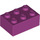 LEGO Magenta Brick 2 x 3 (3002)