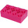 LEGO Magenta Brique 2 x 4 avec Essieu des trous (39789)